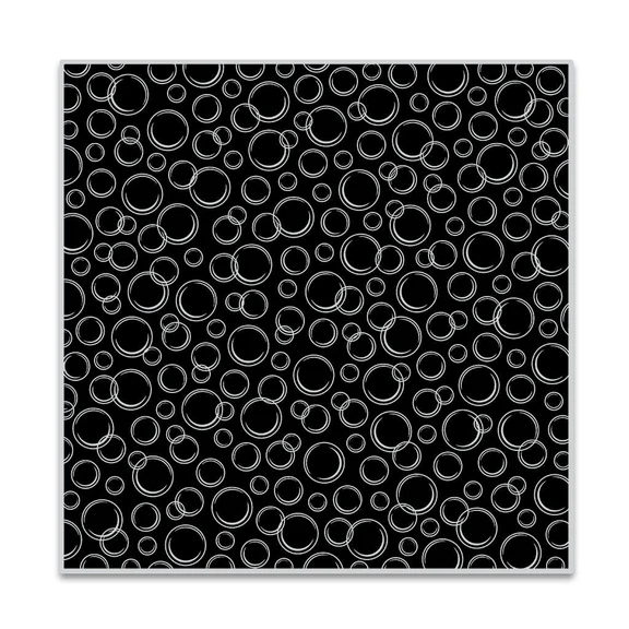 Spellbinders - Hero Arts Inverse Bubbles Bold Prints Cling Rubber Stamp