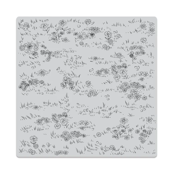 Spellbinders - Hero Arts Meadow Floor Bold Prints Cling Rubber Stamp