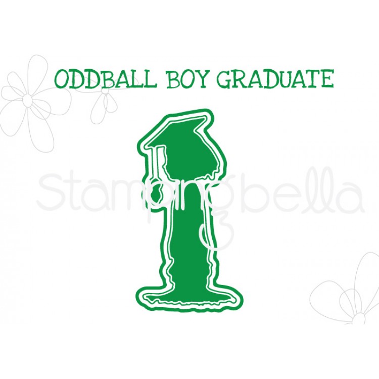 Stamping Bella - Oddball Boy Graduate "CUT IT OUT DIE"