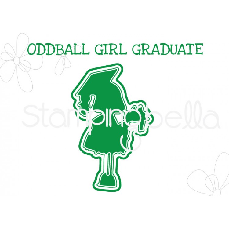 Stamping Bella - Oddball Girl Graduate "CUT IT OUT" DIE