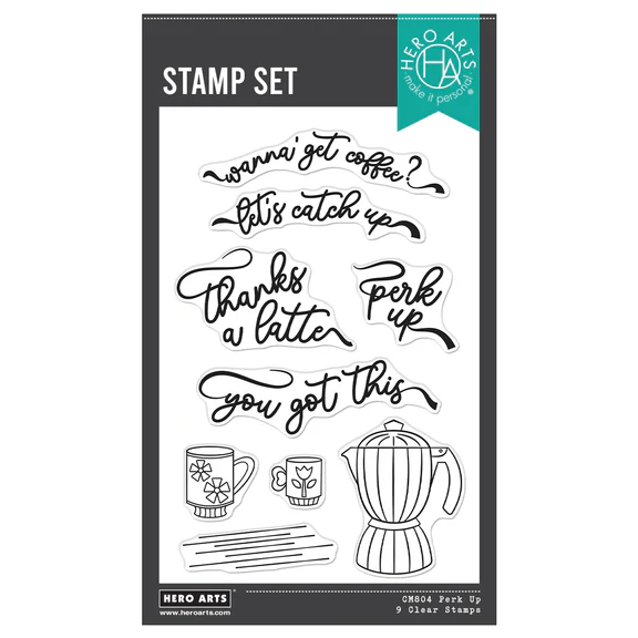 Spellbinders - Hero Arts Perk Up Stamp Set (SB8)