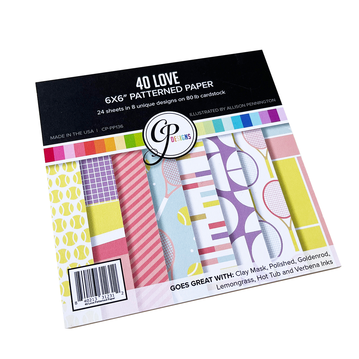 Catherine Pooler - 40 Love Patterned Paper