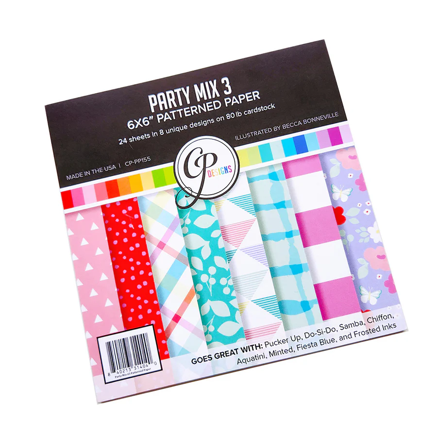 Catherine Pooler - Party Mix 3 Patterned Paper
