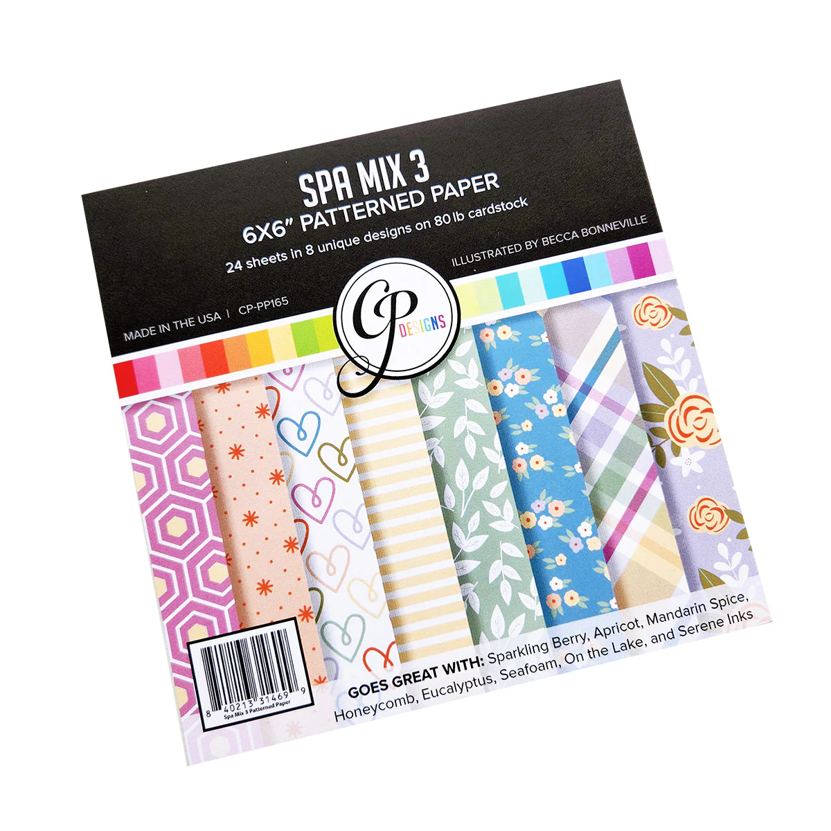 **NEW* - Catherine Pooler - Spa Mix 3 Patterned Paper