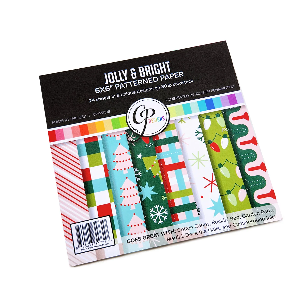 **NEW* - Catherine Pooler - Jolly & Bright Patterned Paper