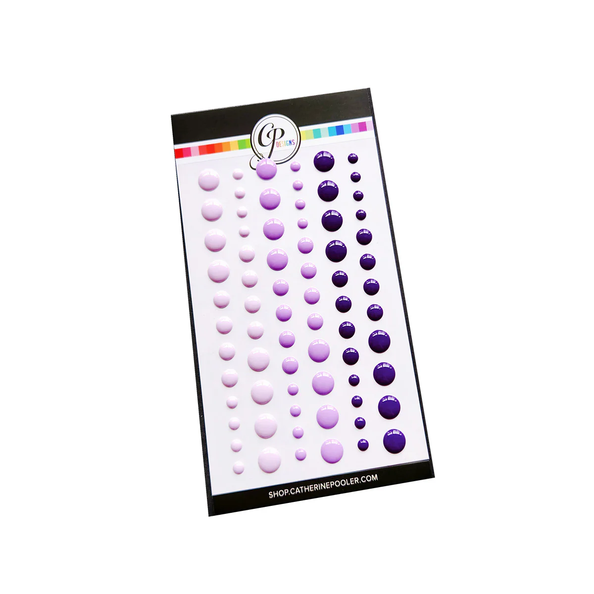 **NEW* - Catherine Pooler - Party Violets Enamel Dots
