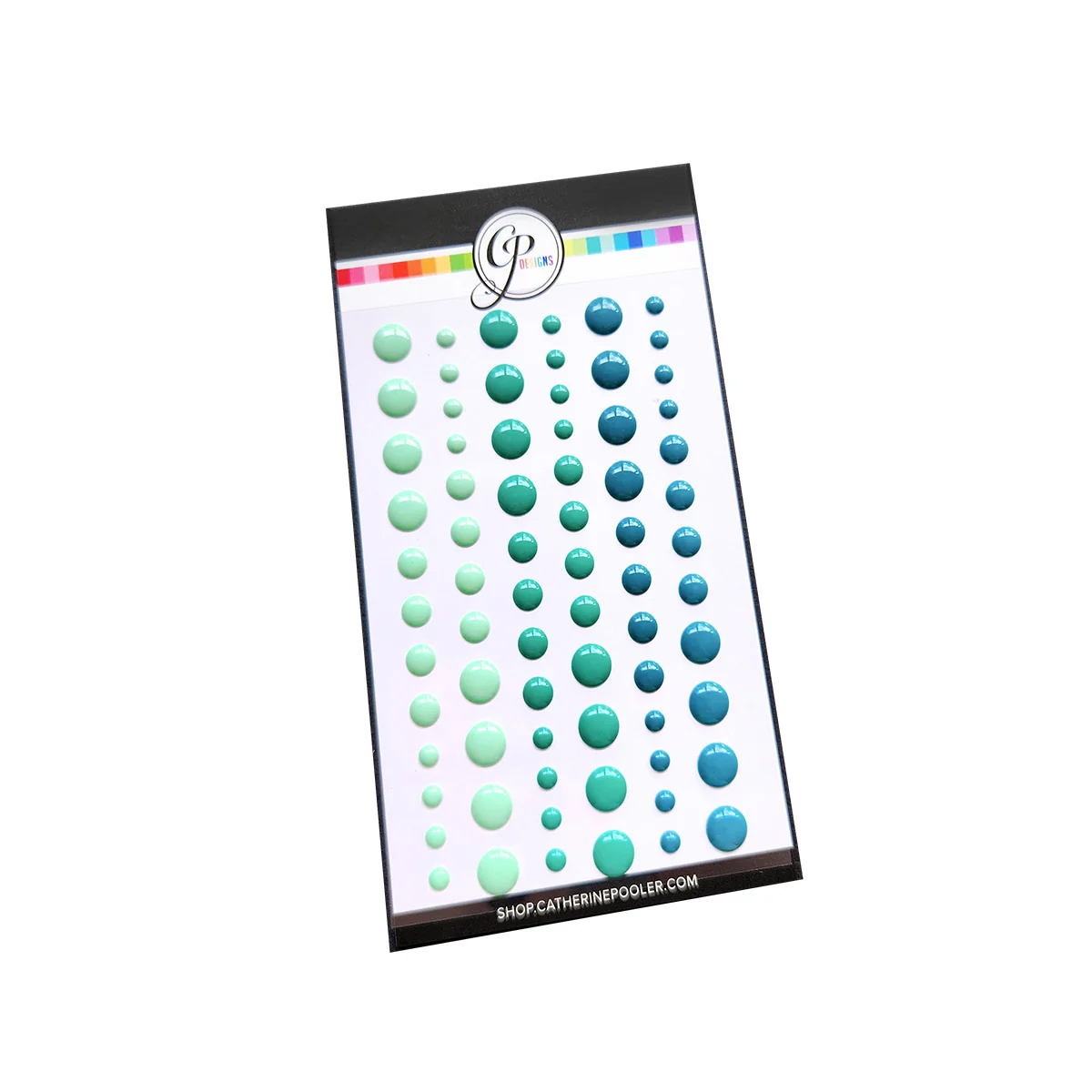 **NEW* - Catherine Pooler - Party Green-Blues Enamel Dots