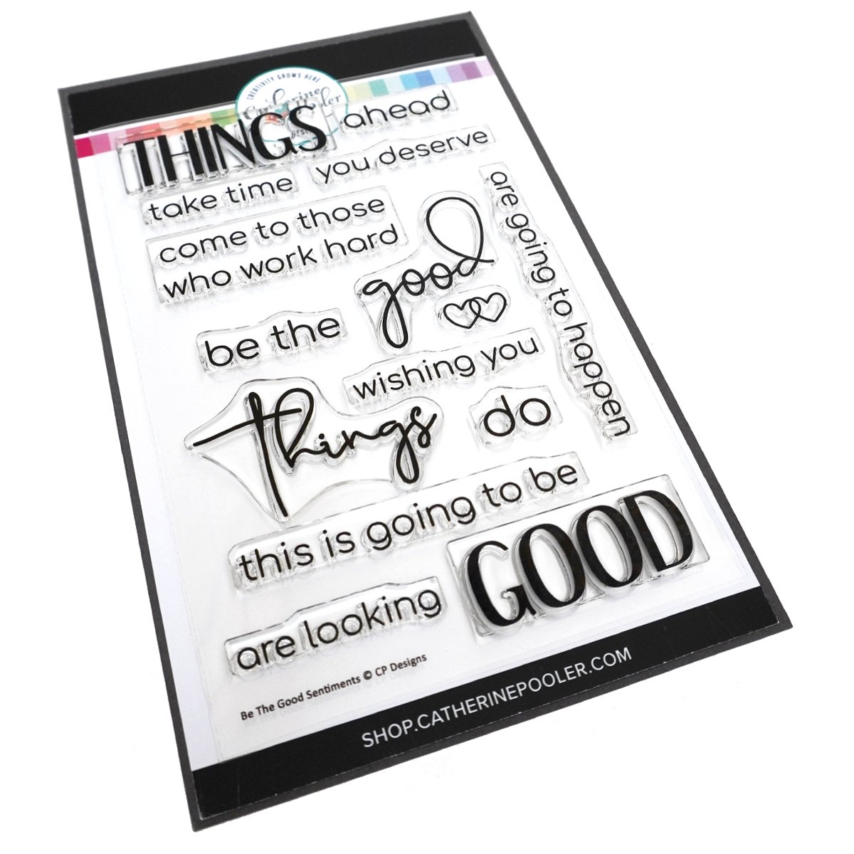 Catherine Pooler - Be The Good Sentiments Stamp Set