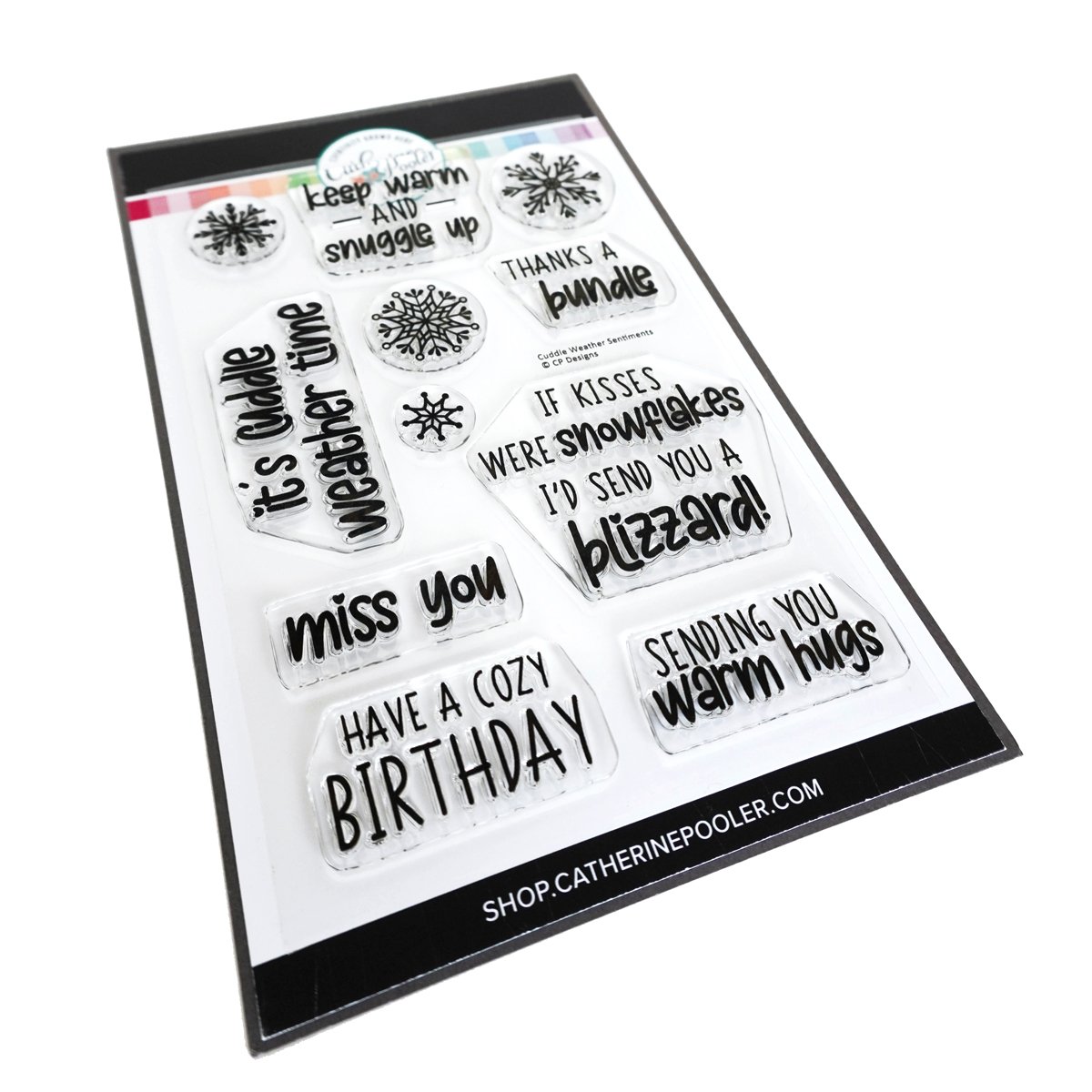 Catherine Pooler - Cuddle Weather Sentiments Stamp Set