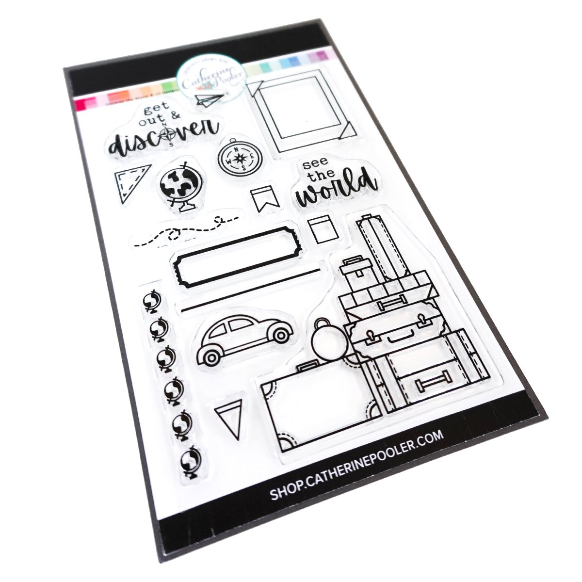 Catherine Pooler - Discover the World Stamp Set