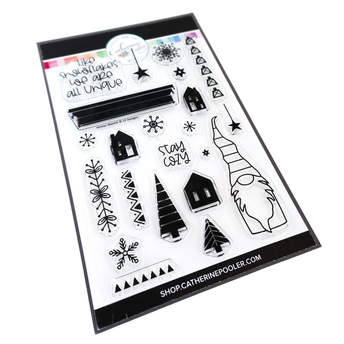 Catherine Pooler - Winter Mantle Stamp Set