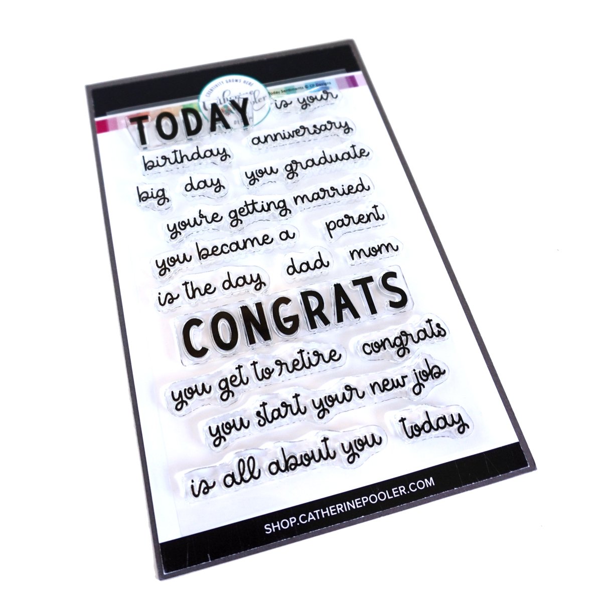Catherine Pooler - Today Sentiments Stamp Set