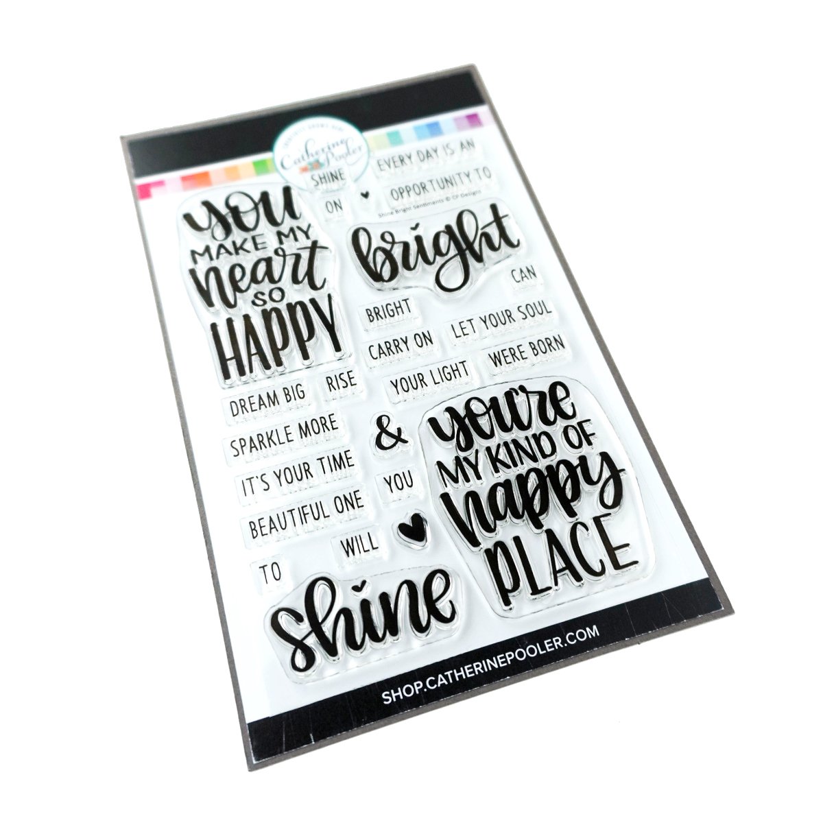 Catherine Pooler - Shine Bright Sentiments Stamp Set