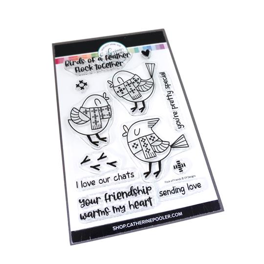 Catherine Pooler - Flock of Friends Stamp Set
