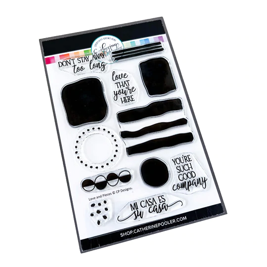Catherine Pooler - Love and Pieces Stamp Set