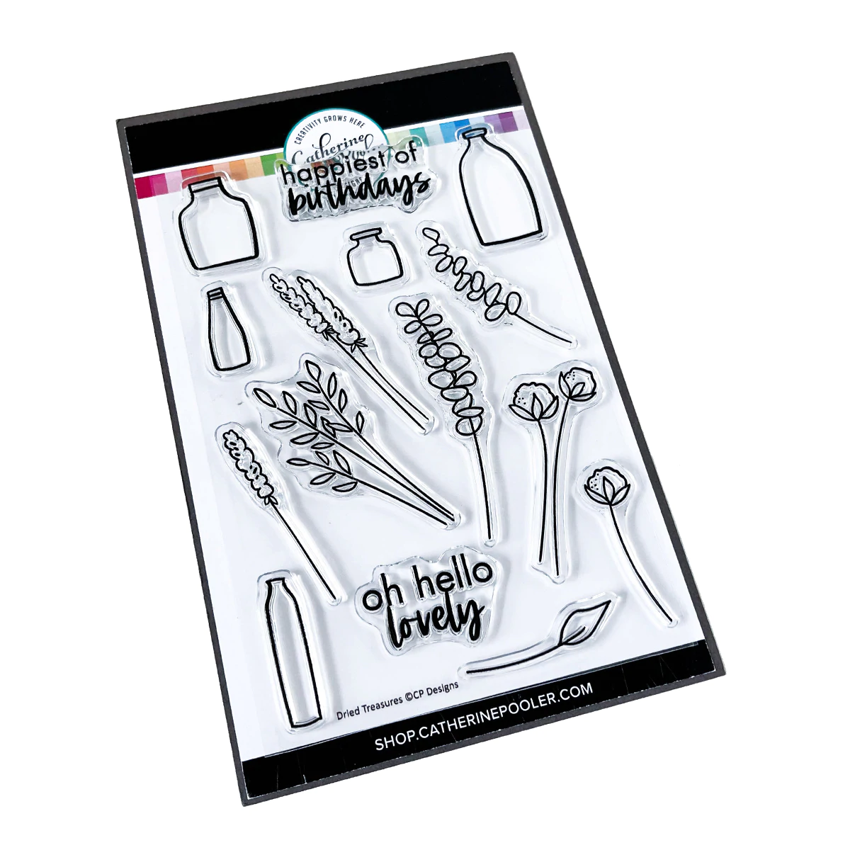 Catherine Pooler - Dried Treasures Stamp Set
