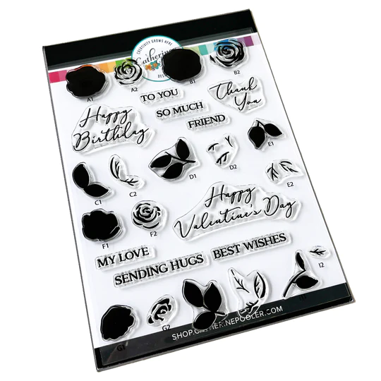 Catherine Pooler - Roses are Red STAMP AND MATCHING DIE (SB3)