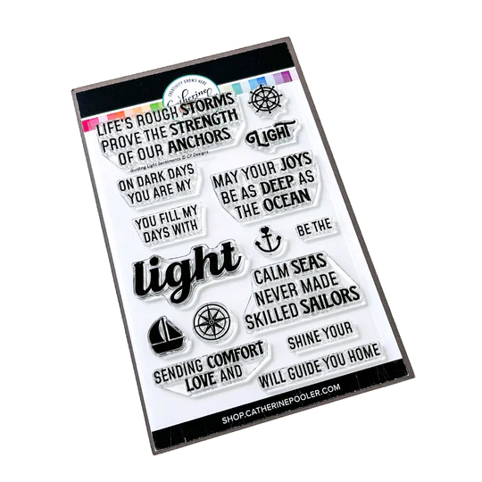 Catherine Pooler - Guiding Light Sentiments Stamp Set