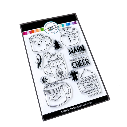 Catherine Pooler - Holiday Mug Shots Stamp Set