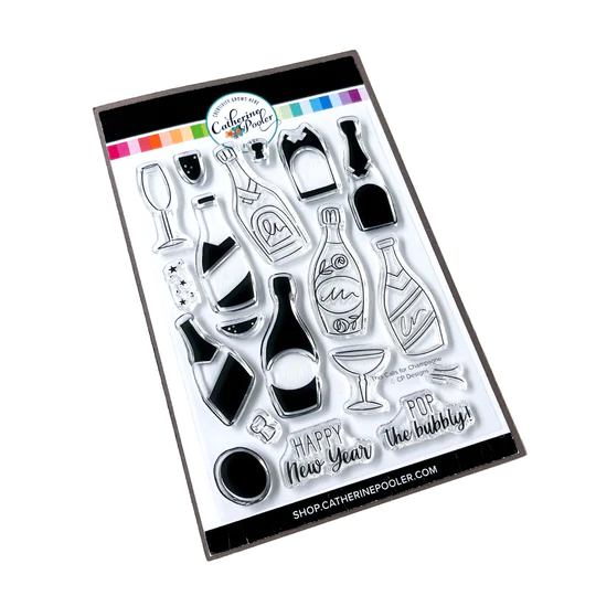 Catherine Pooler - This Calls for Champagne Stamp Set