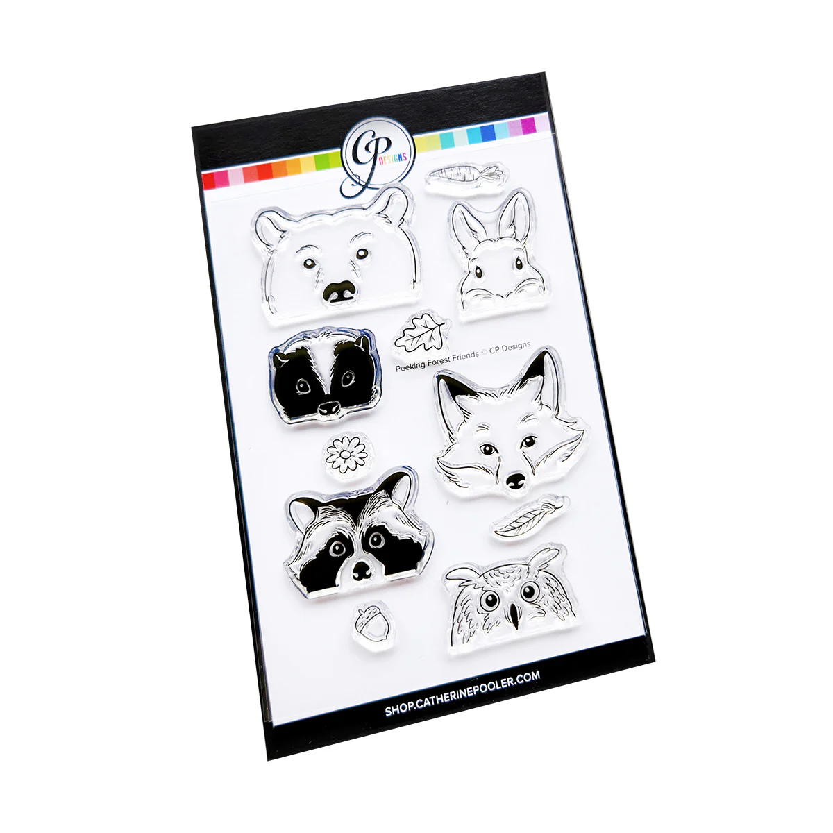 **NEW* - Catherine Pooler - Peeking Forest Friends Stamp Set