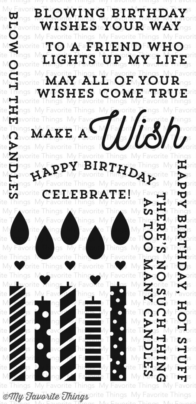My Favorite Things - Make a Wish Stamp Set - STAMP AND MATCHING DIE