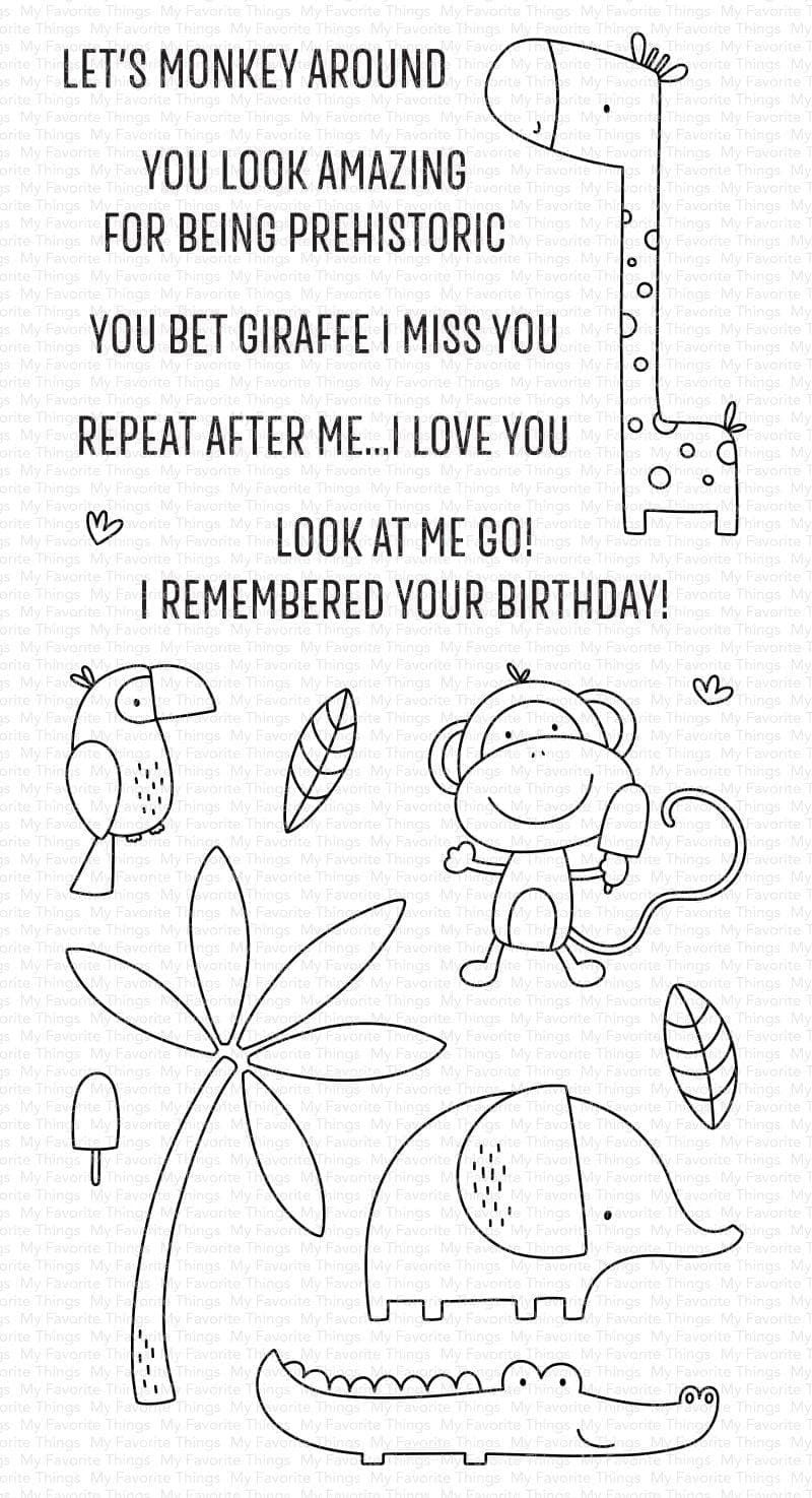 **10  My Favorite Things - Summer Safari STAMP AND MATCHING DIE