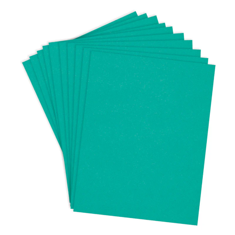Spellbinders - Teal Topaz ColorWheel Cardstock 8.5" x 11" - 10 Sheets