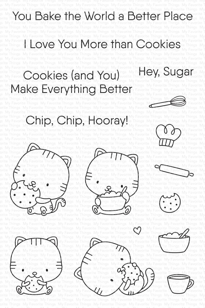 My Favorite Things - Chip, Chip, Hooray! - STAMP AND MATCHING DIE