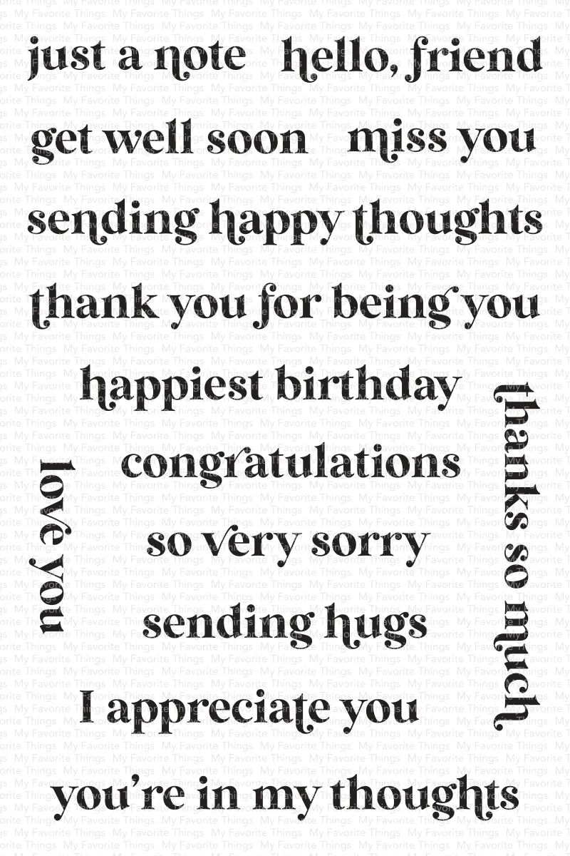 My Favorite Things - Essential Messages