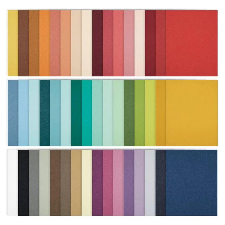 **NEW* - Spellbinders - The Full 48 ColorWheel Cardstock Pack 8.5" x 11" - 1 each