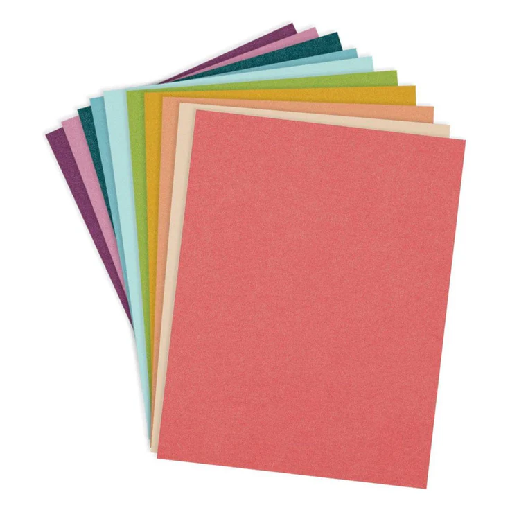 **NEW* - Spellbinders - Rainbow Hues Assortment ColorWheel Cardstock 8.5" x 11" - 20 Sheets