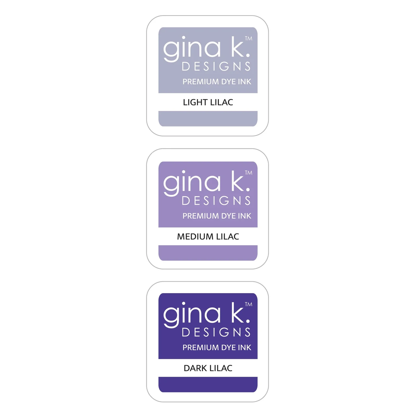 Gina K Designs - Lilac - Color Companions INK CUBE SET