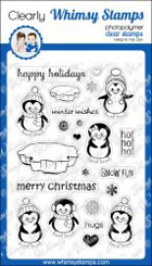 Whimsy Stamps - Penguins Winter Adventure - Clear Stamps