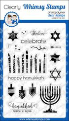 Whimsy Stamps - Happy Hanukkah - Clear Stamps