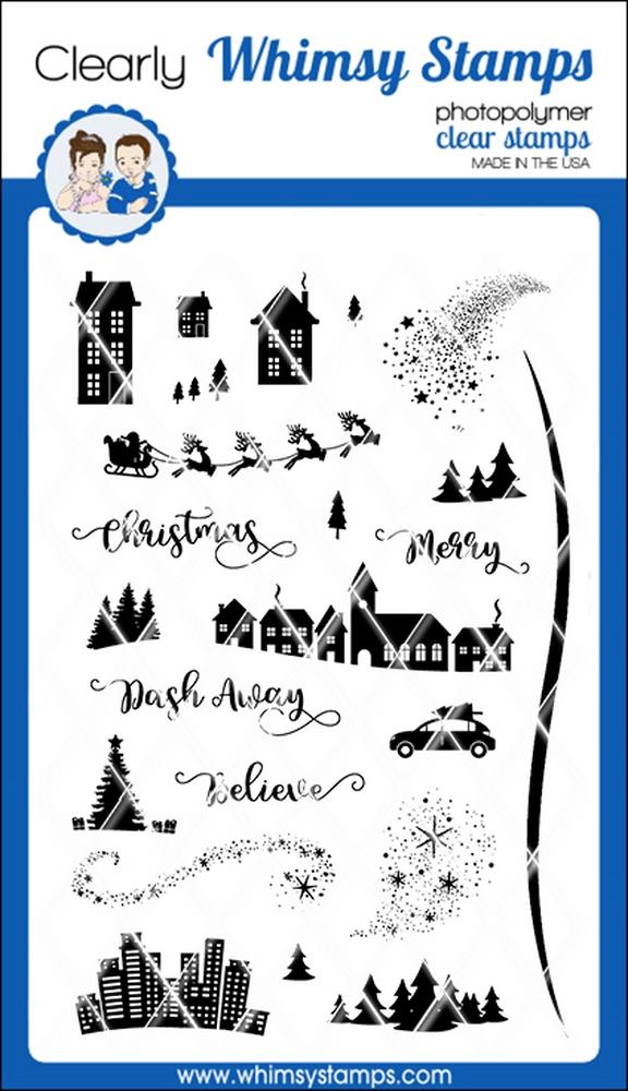 Whimsy Stamps - Dash Away Clear Stamps