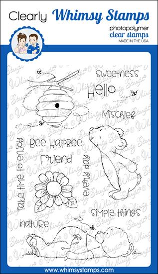 Whimsy Stamps - Hello Bear Clear Stamps