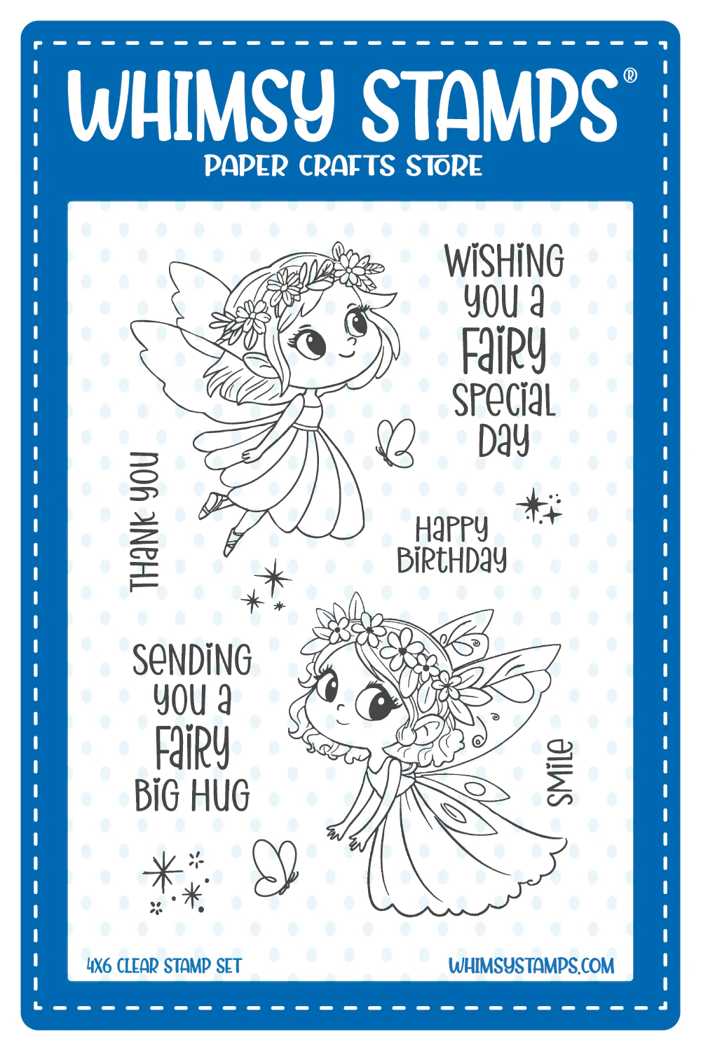 **NEW* - Whimsy Stamps - Fairy Special Clear Stamps