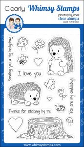Whimsy Stamps - Hedgehugs - Clear Stamps