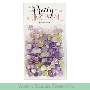 Pretty Pink Posh - Wisteria Blossoms Confetti Mix