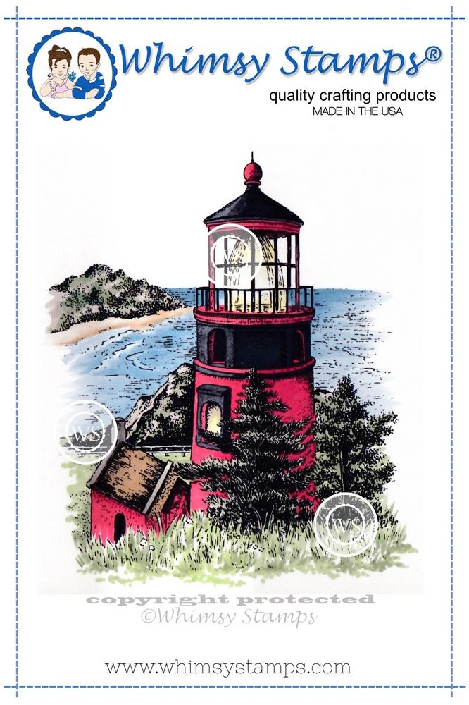 Whimsy Stamps - Hillside Lighthouse