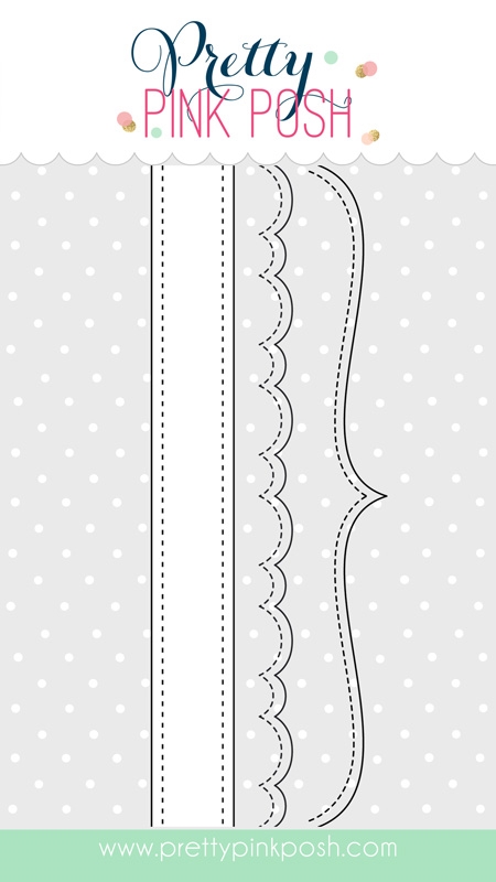 Pretty Pink Posh - Stitched Borders 3 Die
