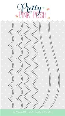Pretty Pink Posh - Stacked Edges 1