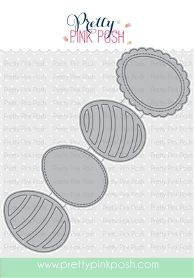 Pretty Pink Posh - Decorative Eggs die set