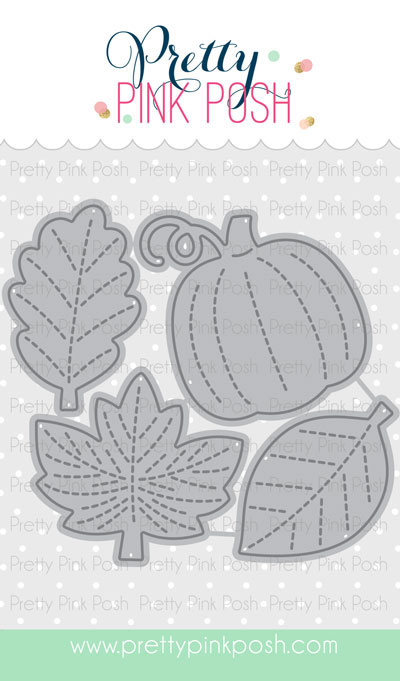 Pretty Pink Posh - Small Stitched Foliage