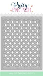 Pretty Pink Posh - Lattice Background Dies