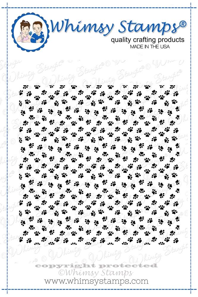 Whimsy Stamps - Puppy Paws Background