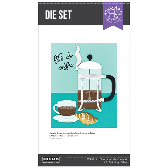 Spellbinders - Hero Arts Coffee and Croissant Die Set