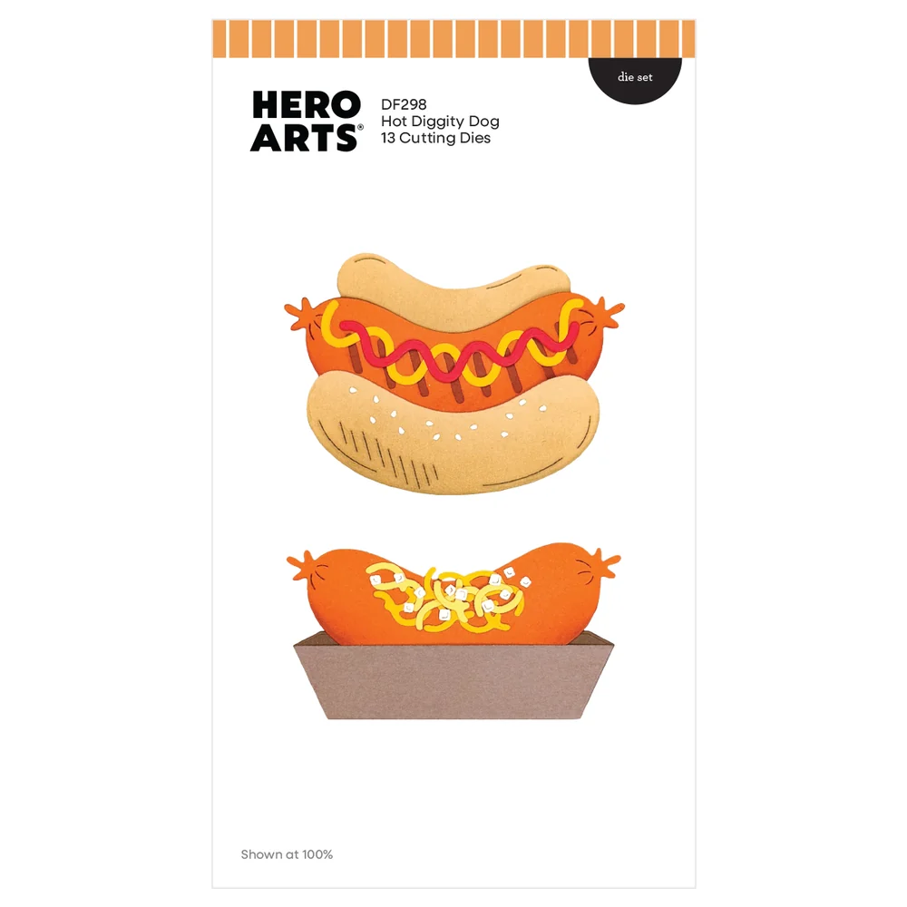 **NEW* - Spellbinders - Hot Diggity Dog Die Set