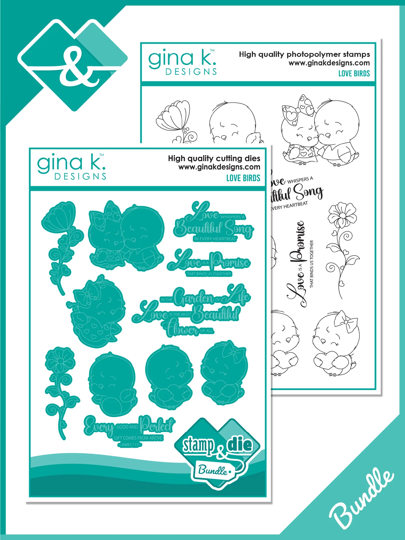 Gina K Designs - Love Birds - BUNDLE
